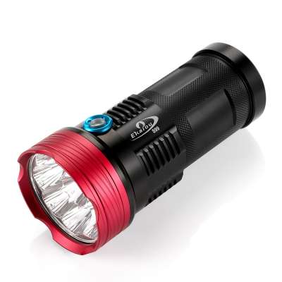 LED Tactical Flashlight 9x XM-L T6 15000LM Hunting Torch Waterproof Lamp Super bright 3 mode for Camping, travel , fishing