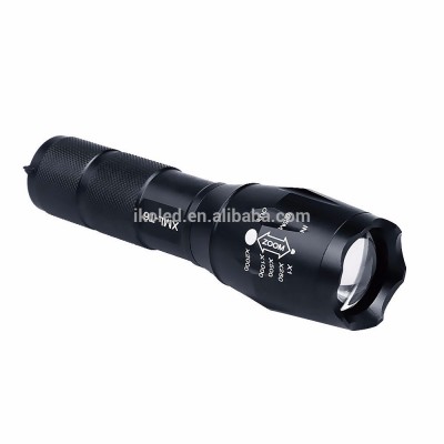 Waterproof 2500 Lumen Zoomable XML T6 LED 18650 Flashlight 5mode Super Bright Adjustable Focus Torch Lamp